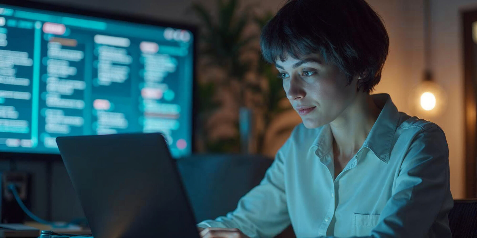 AI-powered live chat assisting customers in an e-commerce store with instant tracking and support.