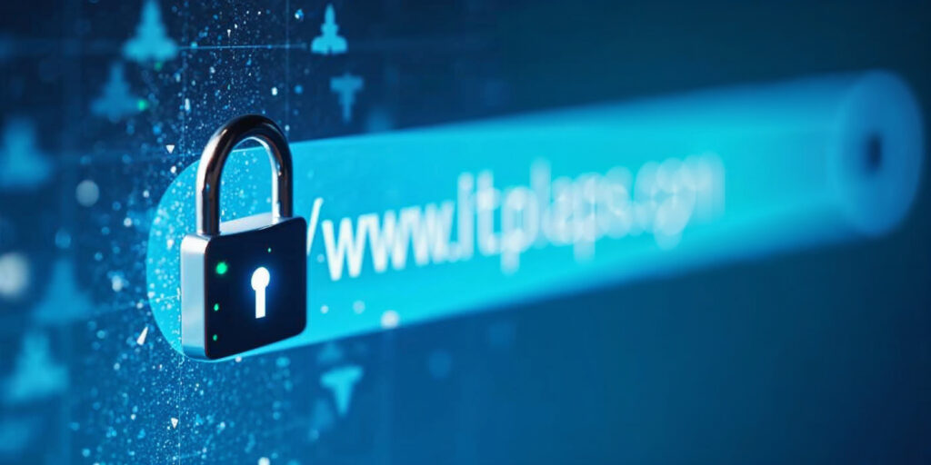 Secure website padlock icon indicating trustworthiness.