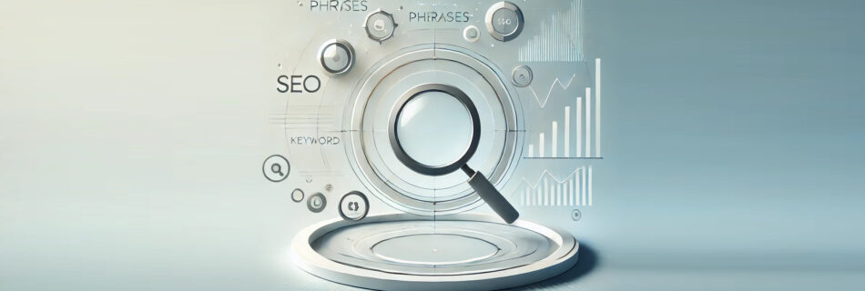 Illustration highlighting the importance and optimization tips for keyword phrases in SEO.